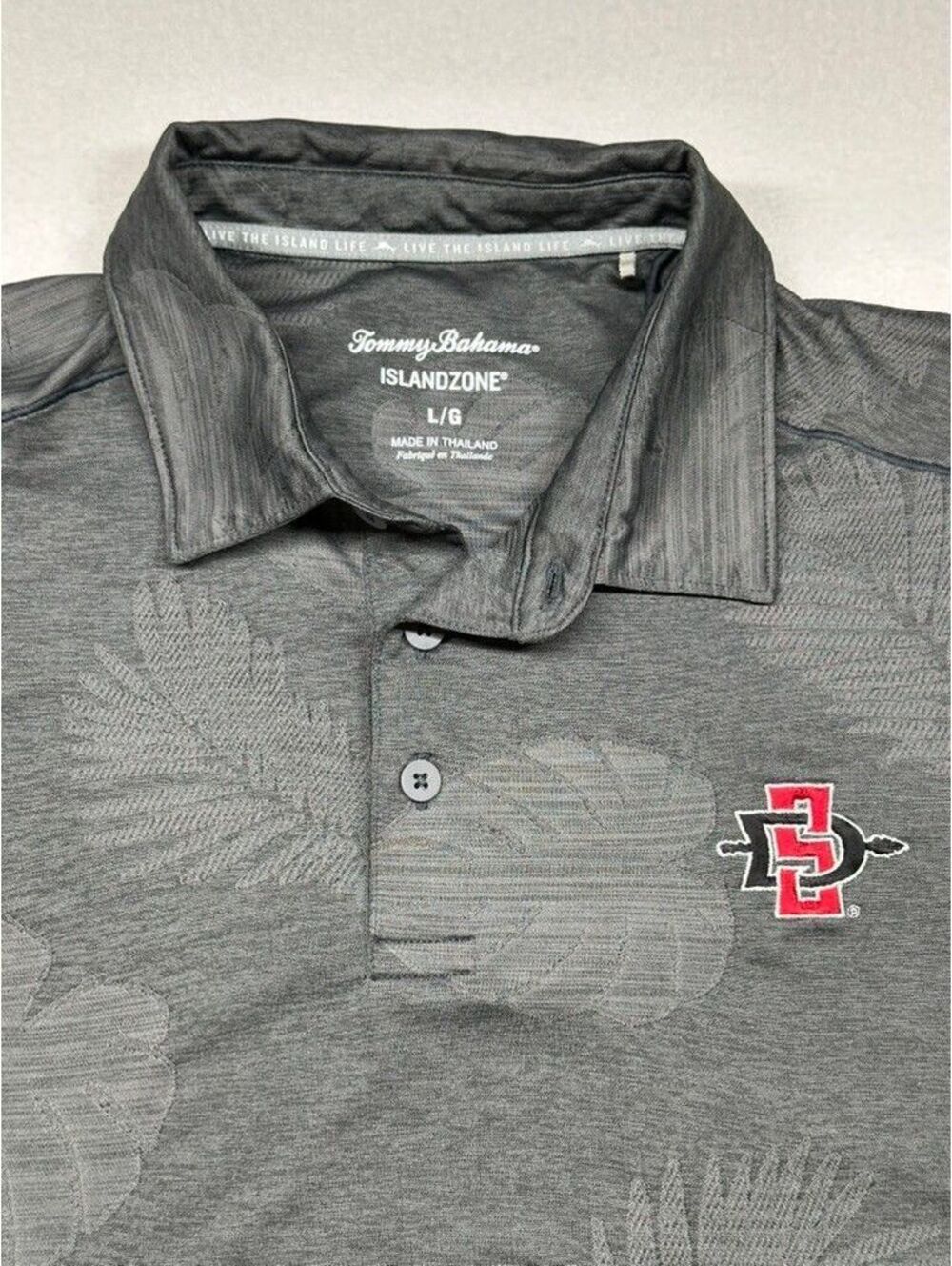 Tommy Bahama IslandZone SDSU San Diego State Aztecs Polo Shirt Large